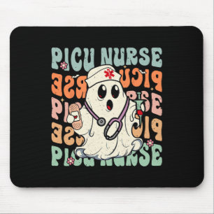 Mousepad Enfermeira de Groovy PICU Enfermeira de Halloween