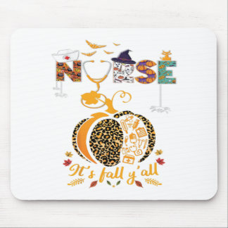Mousepad Enfermeira de Halloween Enfermando Ação de Graças 