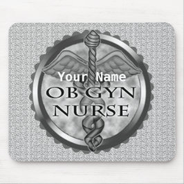 Mousepad Enfermeira de Obstetrícia e Ginecologia coração ci