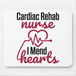 Mousepad Enfermeira De Reabilitação Cardíaca Enfermeira 