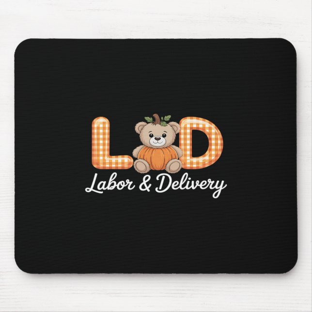 Mousepad Enfermeira de Trabalho de Parto e Parto de Ação de (Frente)