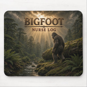 Mousepad Enfermeira de Tronco Bigfoot Realismo Sombrio