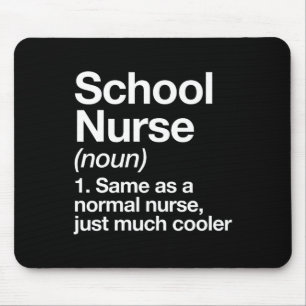 Mousepad Enfermeira Definição Engraçada De Volta À Escola N