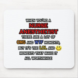 Mousepad Enfermeira Encantada Anestesista... OMG WTF LOL