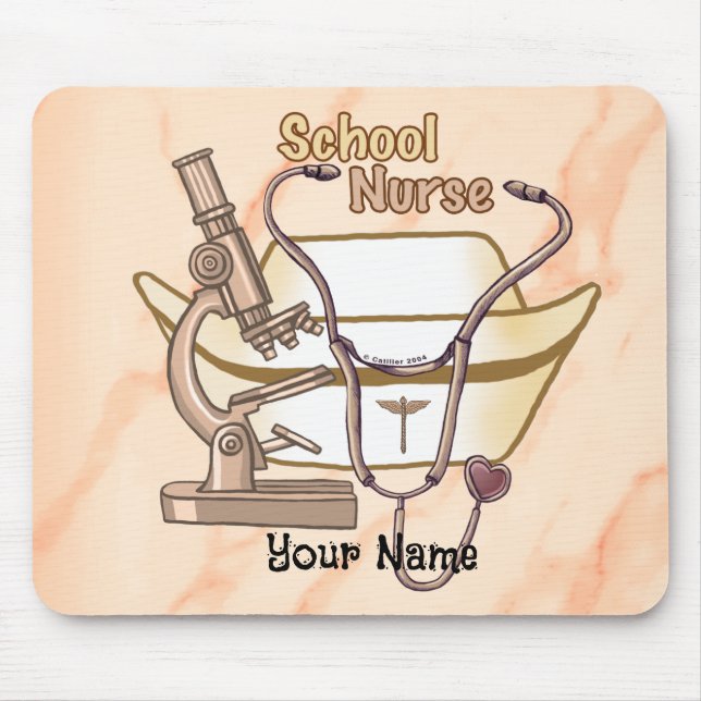 Mousepad Enfermeira Escolar Legal (Frente)