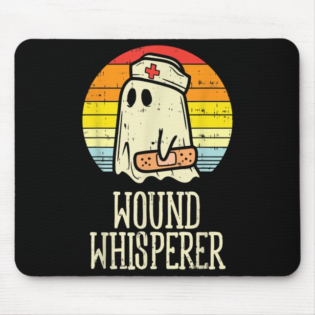 Mousepad Enfermeira Ghost Ghost Nurse Boo Halloween (Frente)