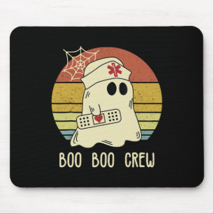 Mousepad Enfermeira Ghost Women Hallowee Boo Boo