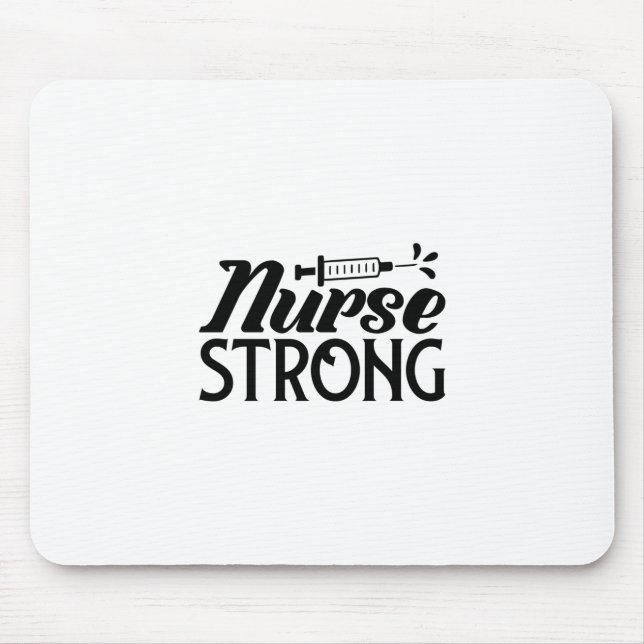 Mousepad Enfermeira Gift Enfermeira Forte (Frente)