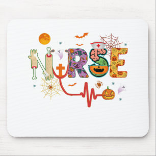 Mousepad Enfermeira Halloween Costume Stethoscope Pulsação