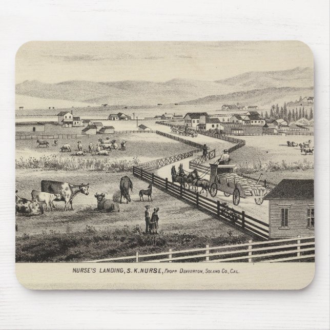 Mousepad Enfermeira Ldg, fazenda Turner (Frente)