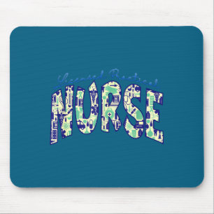 Mousepad Enfermeira Lpn Design de Enfermagem Prática Licenc