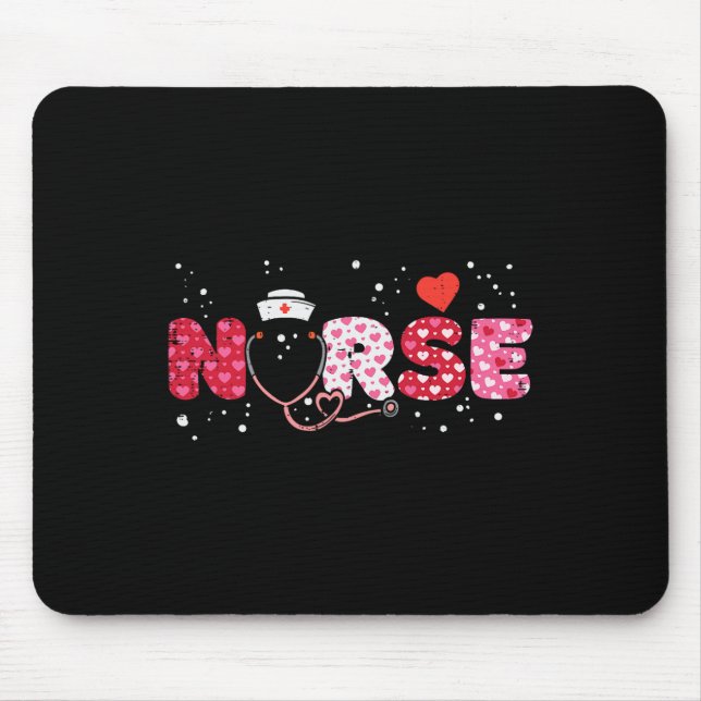 Mousepad Enfermeira Namorados Escrupula Superior Mulheres S (Frente)