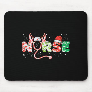 Mousepad Enfermeira natal estetoscópio enfermeiro xma no to