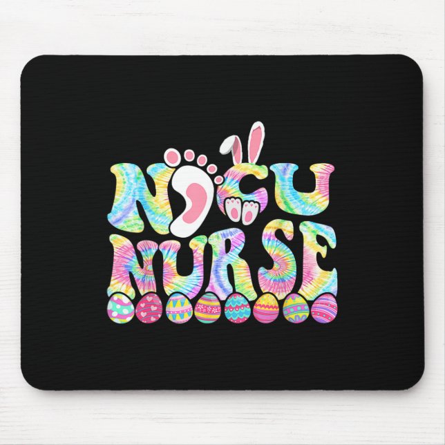 Mousepad Enfermeira Neonatal Bonita Tie Dye Enfermeira Nicu (Frente)
