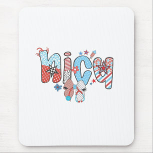Mousepad Enfermeira NICU 4 de julho, enfermeira americana