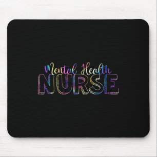 Mousepad Enfermeira Pmhnp Tie Dye Saúde Mental Psychiatri