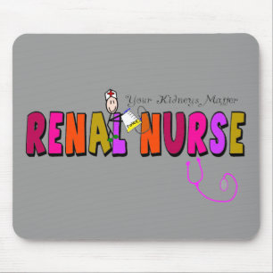 Mousepad Enfermeira renal "sua matéria dos rins "