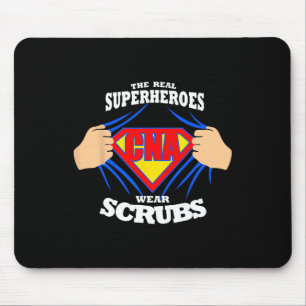 Mousepad Enfermeira S Os Verdadeiros Super-Heróis Vestem En