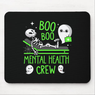 Mousepad Enfermeira Saúde Psic Boo Boo Tripulação Enfermage