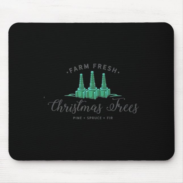 Mousepad Enfermeira terapeuta respiratória natal (Frente)
