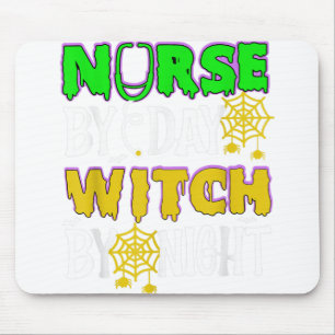 Mousepad Enfermeira vintage de enfermeira do Halloween Enfe