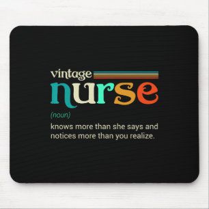 Mousepad Enfermeira Vintage Definição Do Novo Conhece Mais