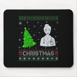 Mousepad Enfermeiras Enfermeiras Xmas Tree Lighting Febre