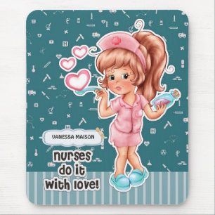 Mousepad Enfermeiras fazem-no com o Presente das Enfermeira