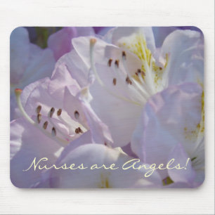 Mousepad Enfermeiras são Anjos! Presas Florais do rato