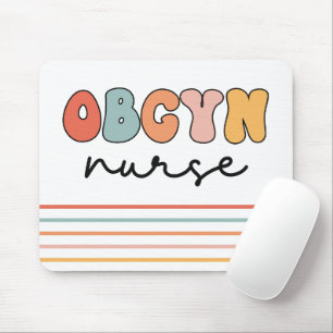 Mousepad Enfermeiro de OBGYN Retro