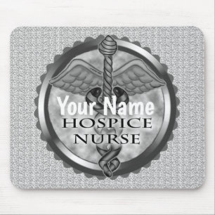 Mousepad Enfermeiro do Hospital cinza caduceus
