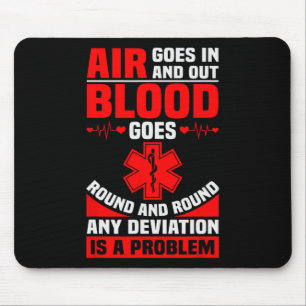 Mousepad Enfermeiro Ems Cote Ambulância Driver Emt Paramedi