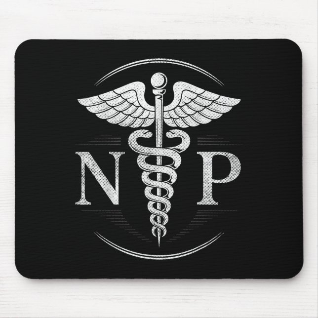 Mousepad Enfermeiro Enfermeiro Enfermeiro Np Hostal Médico (Frente)