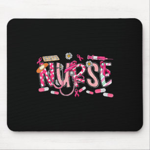 Mousepad Enfermeiro-estetoscópio cor-de-rosa Enfermeiro Can