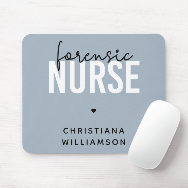 Mousepad Enfermeiro Forense Personalizado | Presentes De En (Com mouse)