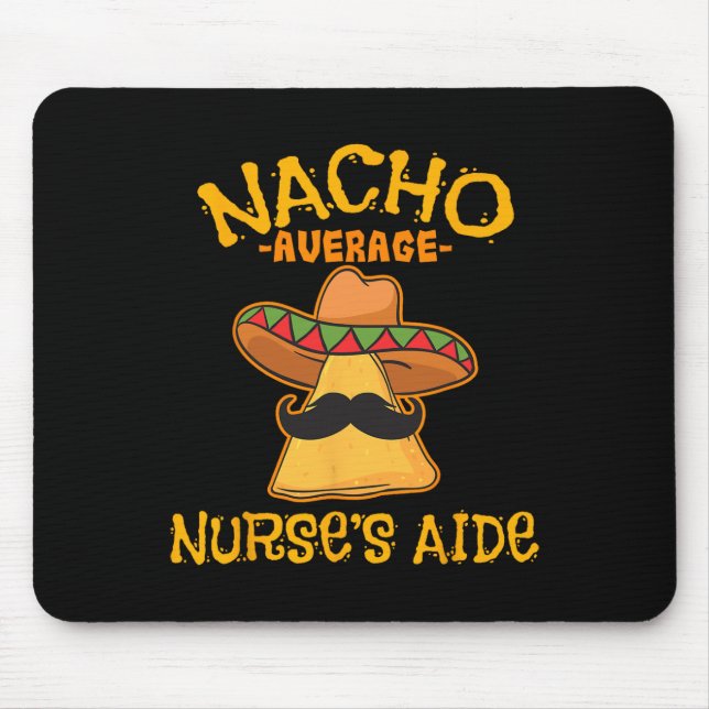 Mousepad Enfermeiro Médio Nacho Cna Cinco De Mayo Mexicano (Frente)