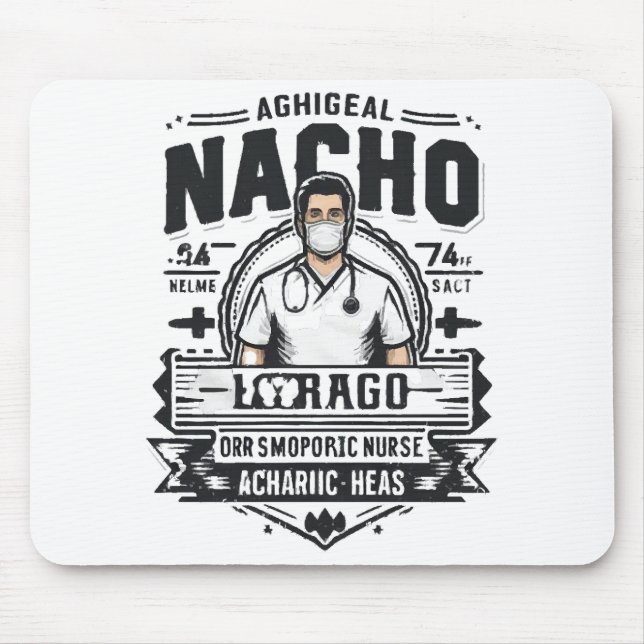 Mousepad Enfermeiro Ortopédico Médio Nacho (Frente)