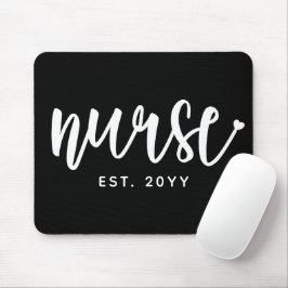 Mousepad Enfermeiro Personalizado Enfermeiro Est Typografia