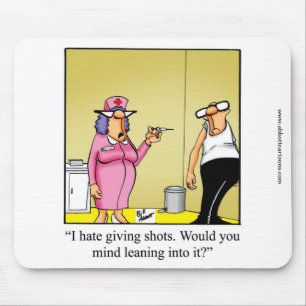 Mousepad Enfermeiro/Rato Médico Humor "Espectickles"