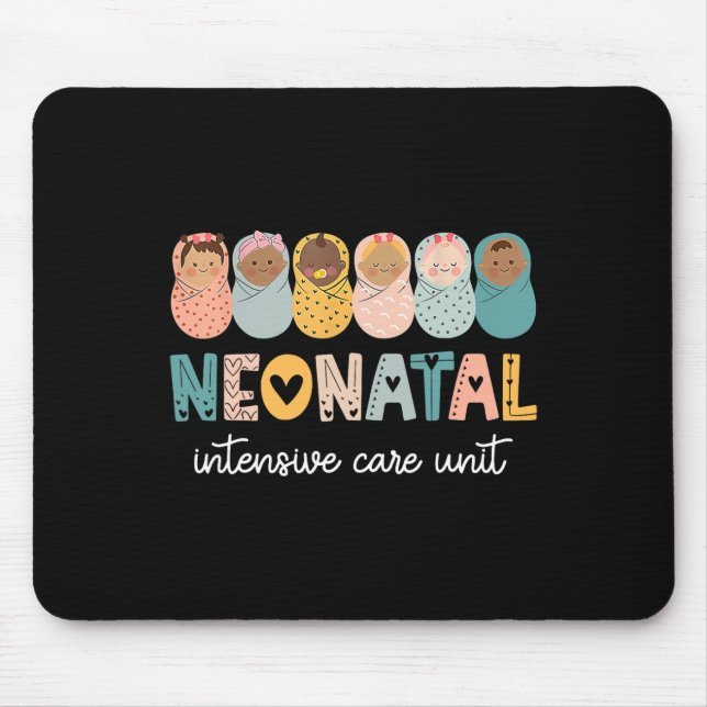 Mousepad Enfermeiro Retro Nicu Camisa Neonatal Tratamento I (Frente)