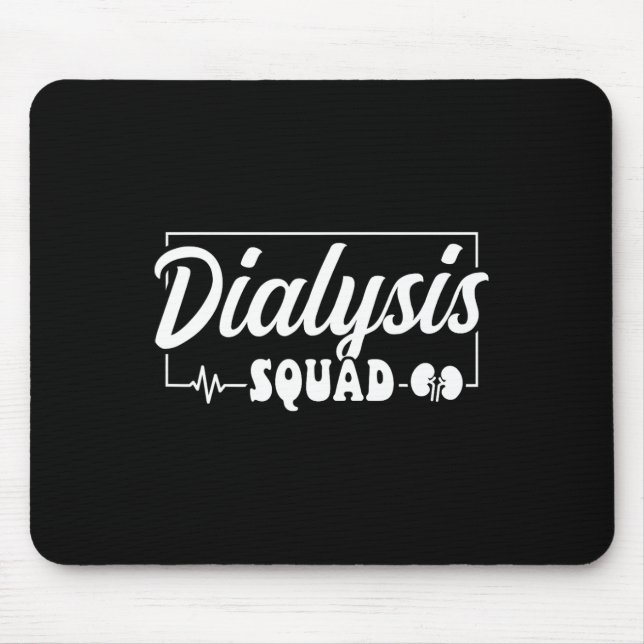 Mousepad Enfermeiro Técnico de Diálise em Esquadrão de Diál (Frente)