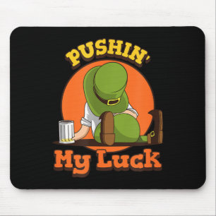 Mousepad Enfiar Minha Sorte De Dia de São Patrício De Camis