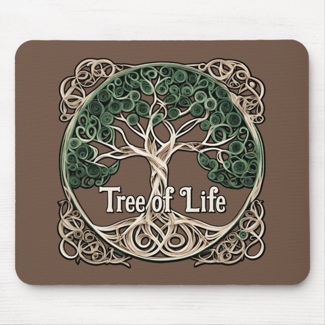 Mousepad Enfileiramento de Papel em Árvore (Frente)