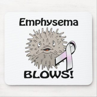 Mousepad Enfisema Desenho de Conscientização Sopro