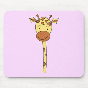 Mousepad Enfrentar do girafa envia. Desenhos animados