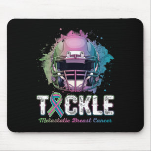 Mousepad Enfrentar o Pé do Dia da Consciência do Cancer da