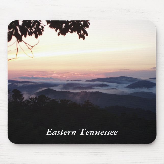 Mousepad Enfumaçados, Tennessee oriental (Frente)