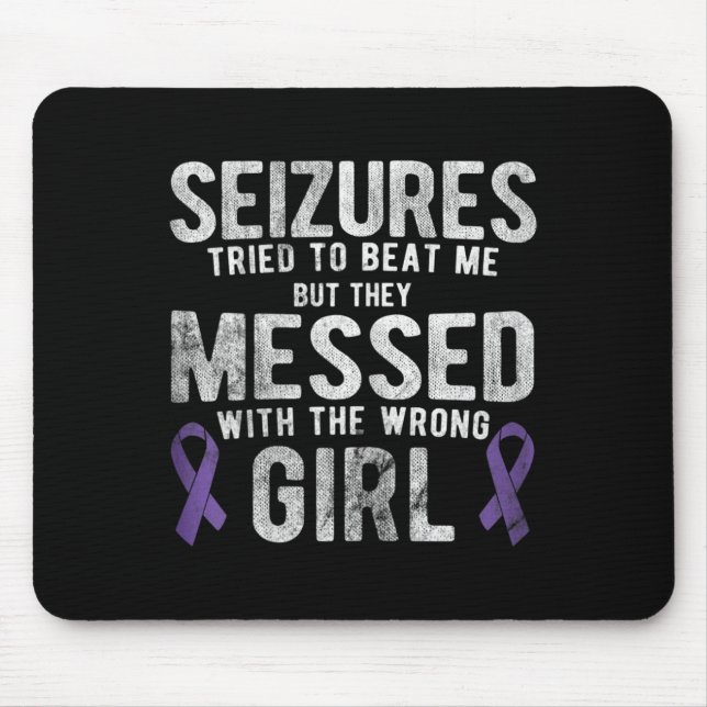 Mousepad Enganada Com A Consciência Errada Da Epilepsia (Frente)
