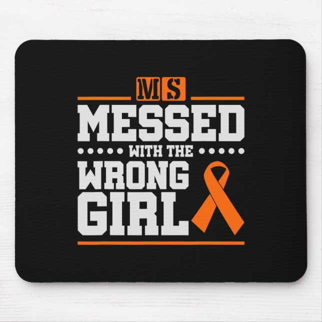 Mousepad Enganado Com O Presente De Esclerose Menina (Frente)