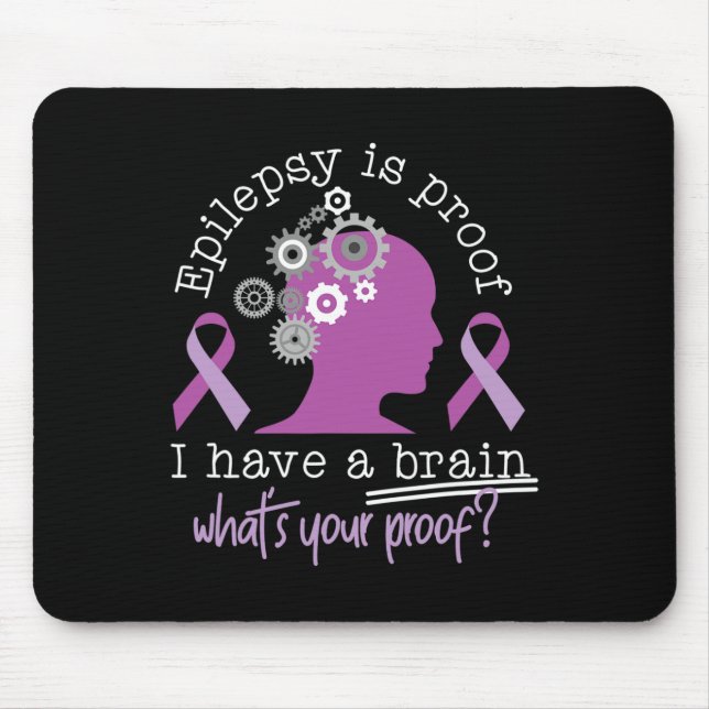 Mousepad Enganosa Consciência Epilepsia É Prova De Que Eu T (Frente)